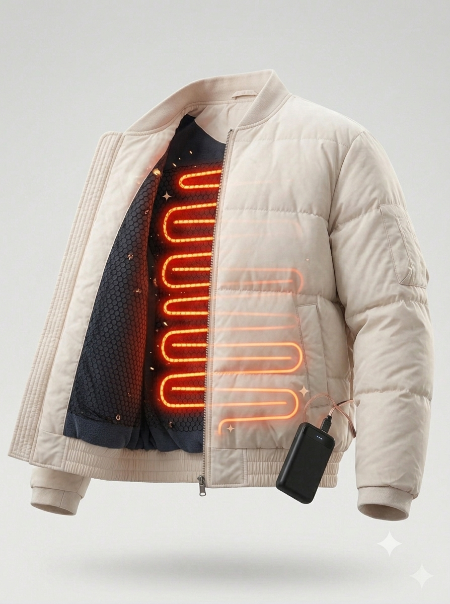 Aero heating jacket